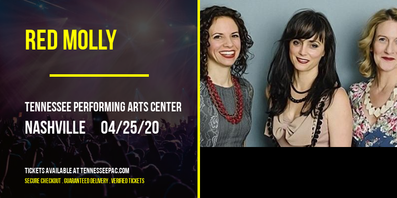 Red Molly at Tennessee Performing Arts Center tickets Red Molly at Tennessee Performing Arts Center