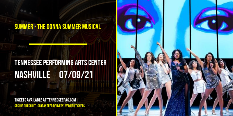 Summer - The Donna Summer Musical at Tennessee Performing Arts Center tickets Summer - The Donna Summer Musical at Tennessee Performing Arts Center