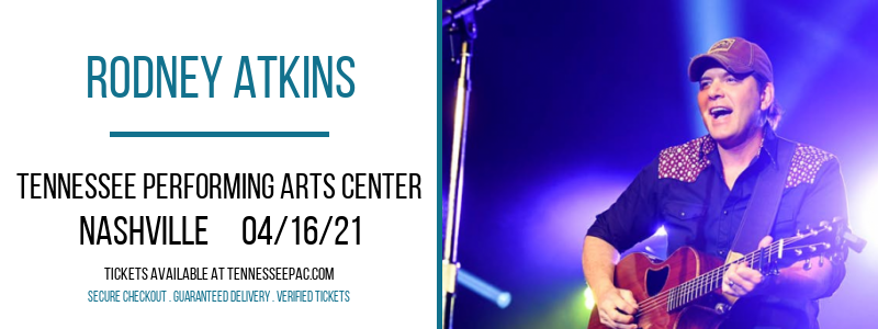 Rodney Atkins at Tennessee Performing Arts Center