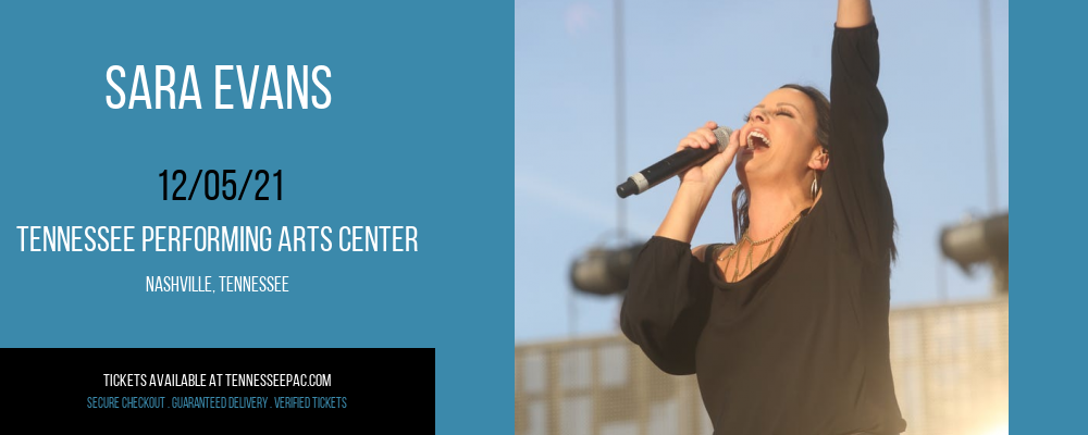 Sara Evans at Tennessee Performing Arts Center tickets Sara Evans at Tennessee Performing Arts Center