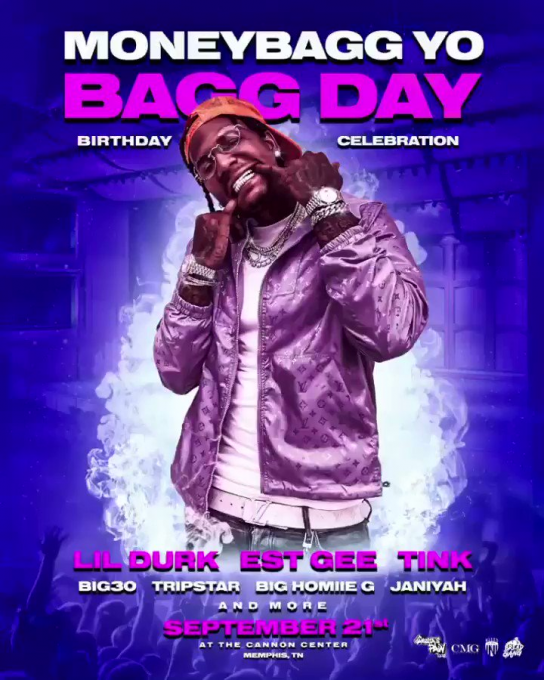 MoneyBagg Yo, Lil Durk & Tink at Tennessee Performing Arts Center