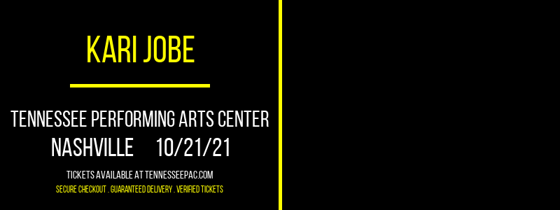 Kari Jobe [CANCELLED] at Tennessee Performing Arts Center