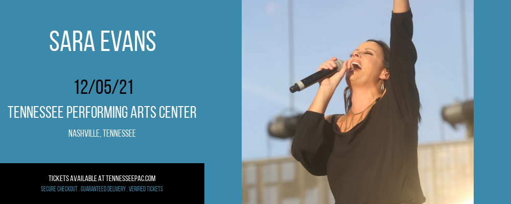Sara Evans [CANCELLED] at Tennessee Performing Arts Center