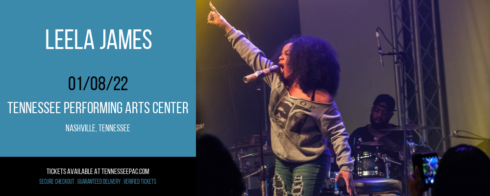 Leela James at Tennessee Performing Arts Center