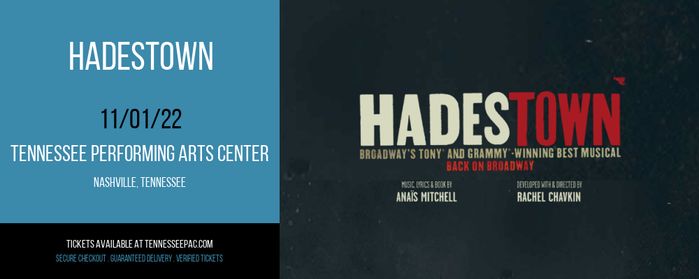 Hadestown at Tennessee Performing Arts Center