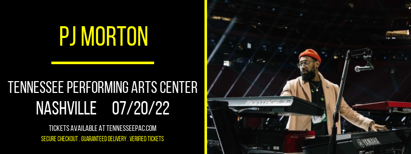 PJ Morton at Tennessee Performing Arts Center