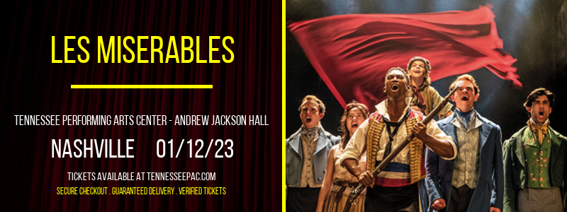 Les Miserables at Tennessee Performing Arts Center