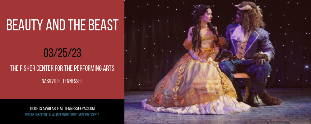 Beauty and The Beast [CANCELLED] at Tennessee Performing Arts Center