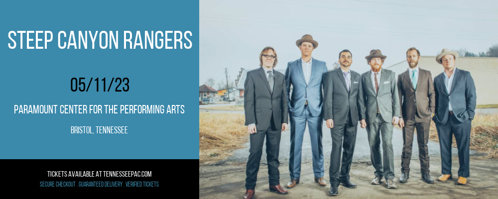 Steep Canyon Rangers at Tennessee Performing Arts Center