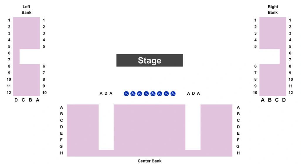 tennessee performing arts center - andrew johnson theater seating chart
