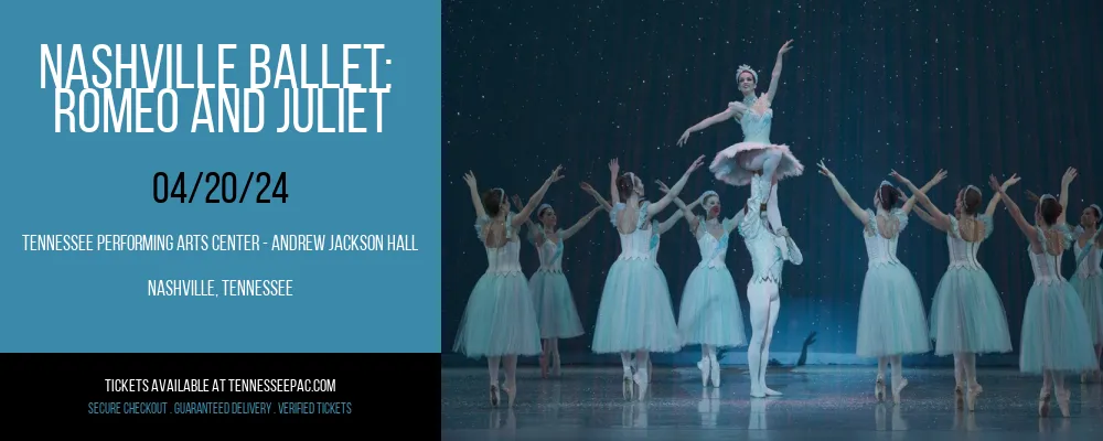 Nashville Ballet at Tennessee Performing Arts Center - Andrew Jackson Hall