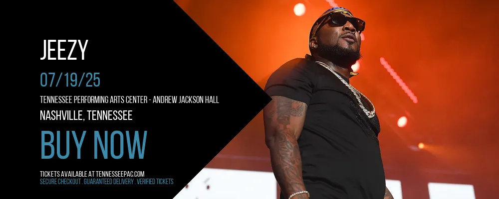Jeezy at Tennessee Performing Arts Center - Andrew Jackson Hall
