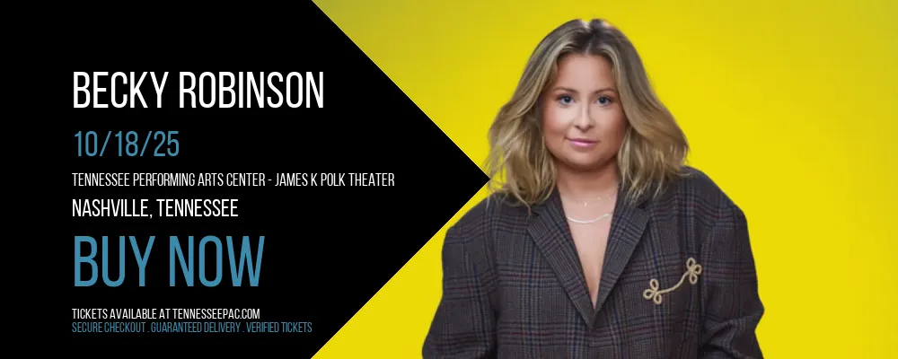 Becky Robinson at Tennessee Performing Arts Center - James K Polk Theater