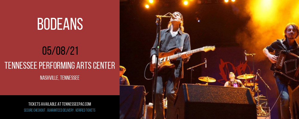 BoDeans [CANCELLED] at Tennessee Performing Arts Center
