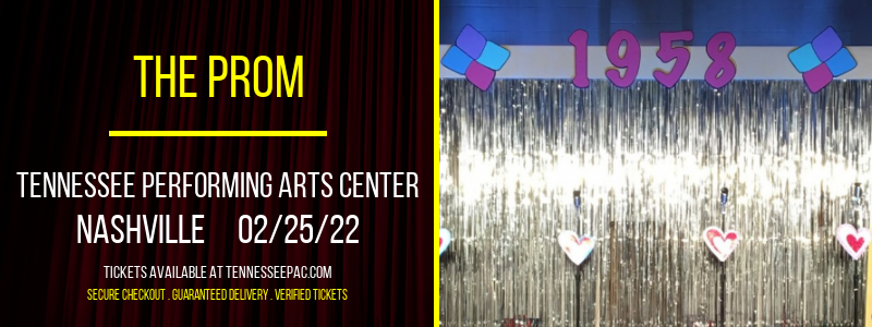 The Prom at Tennessee Performing Arts Center tickets The Prom at Tennessee Performing Arts Center
