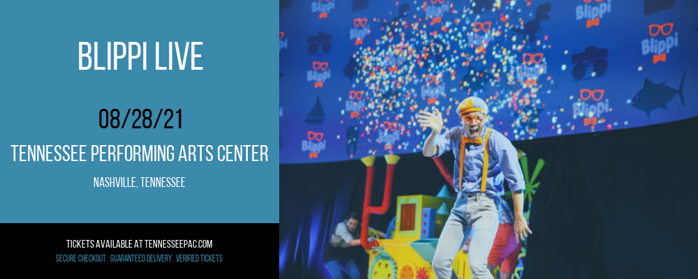 Blippi Live at Tennessee Performing Arts Center