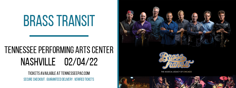 Brass Transit at Tennessee Performing Arts Center tickets Brass Transit at Tennessee Performing Arts Center