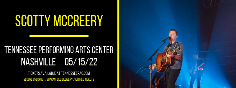 Scotty McCreery at Tennessee Performing Arts Center