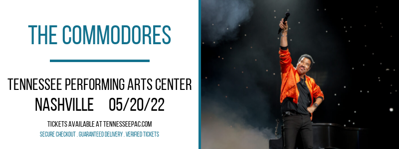 The Commodores at Tennessee Performing Arts Center tickets The Commodores at Tennessee Performing Arts Center