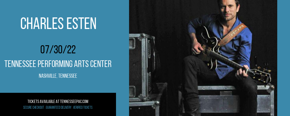 Charles Esten at Tennessee Performing Arts Center