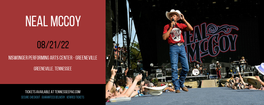 Neal McCoy at Tennessee Performing Arts Center tickets Neal McCoy at Tennessee Performing Arts Center