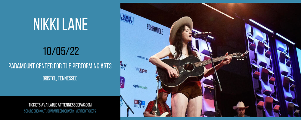 Nikki Lane at Tennessee Performing Arts Center tickets Nikki Lane at Tennessee Performing Arts Center
