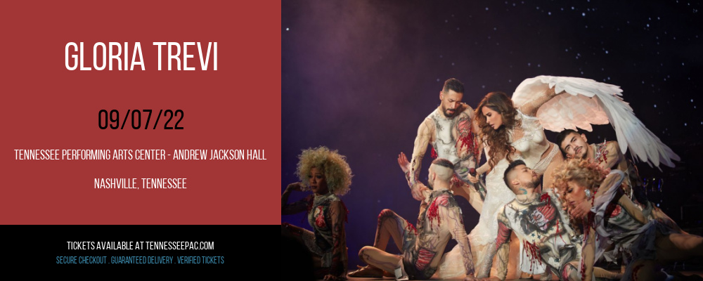 Gloria Trevi at Tennessee Performing Arts Center tickets Gloria Trevi at Tennessee Performing Arts Center