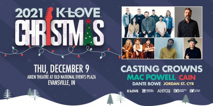 K-Love Christmas Tour: Crowder, Matt Maher, Jordan St. Cyr & Katy Nichole at Tennessee Performing Arts Center