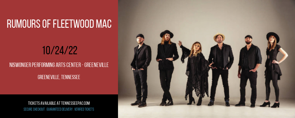 Rumours of Fleetwood Mac at Tennessee Performing Arts Center