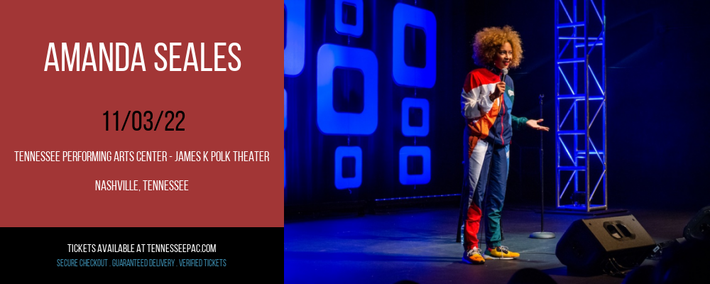 Amanda Seales at Tennessee Performing Arts Center tickets Amanda Seales at Tennessee Performing Arts Center