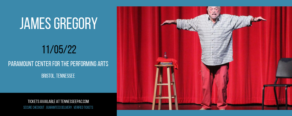 James Gregory at Tennessee Performing Arts Center tickets James Gregory at Tennessee Performing Arts Center