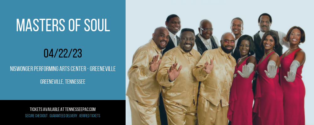 Masters of Soul at Tennessee Performing Arts Center tickets Masters of Soul at Tennessee Performing Arts Center