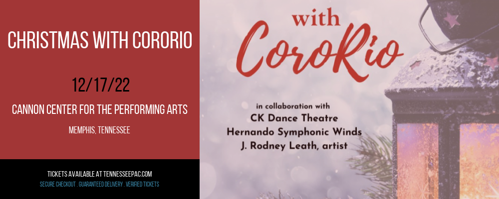 Christmas With Cororio at Tennessee Performing Arts Center