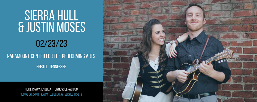 Sierra Hull & Justin Moses at Tennessee Performing Arts Center