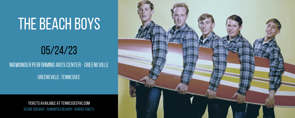 The Beach Boys at Tennessee Performing Arts Center tickets The Beach Boys at Tennessee Performing Arts Center