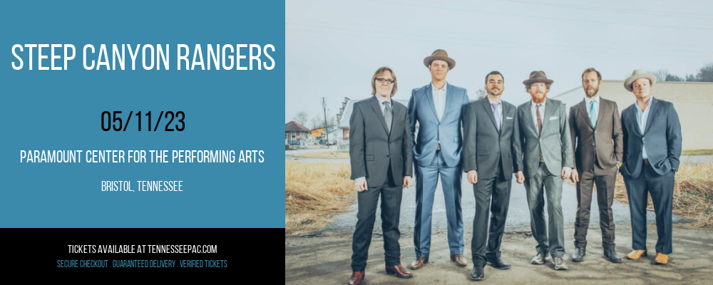 Steep Canyon Rangers at Tennessee Performing Arts Center tickets Steep Canyon Rangers at Tennessee Performing Arts Center