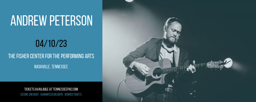 Andrew Peterson [CANCELLED] at Tennessee Performing Arts Center