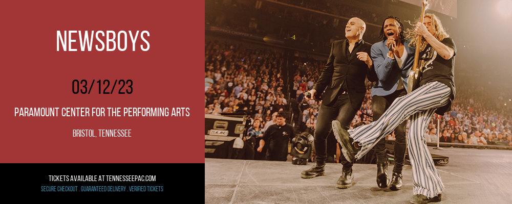 Newsboys [CANCELLED] at Tennessee Performing Arts Center