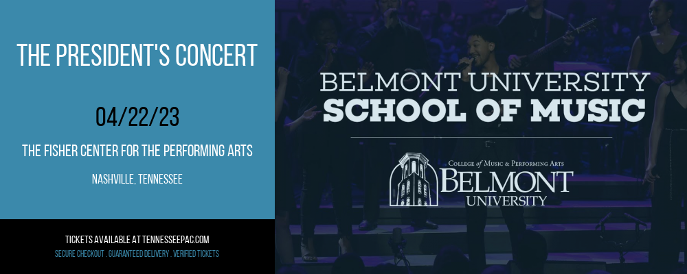 The President's Concert at Tennessee Performing Arts Center tickets The President's Concert at Tennessee Performing Arts Center