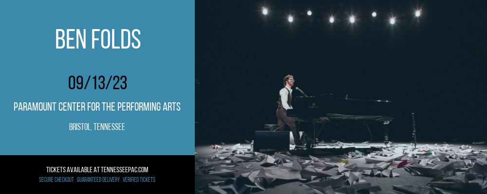 Ben Folds at Tennessee Performing Arts Center tickets Ben Folds at Tennessee Performing Arts Center