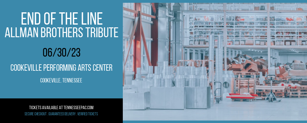 End of the Line - Allman Brothers Tribute at Tennessee Performing Arts Center tickets End of the Line - Allman Brothers Tribute at Tennessee Performing Arts Center
