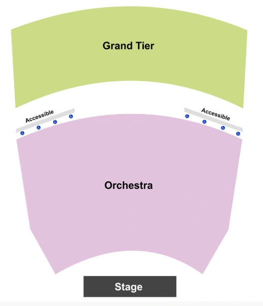 tennessee performing arts center - james k polk theater seating chart