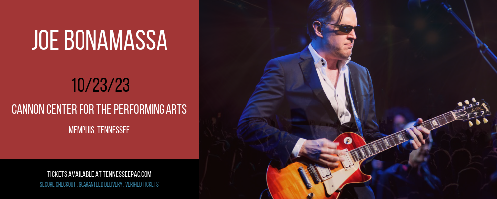 Joe Bonamassa at Cannon Center For The Performing Arts