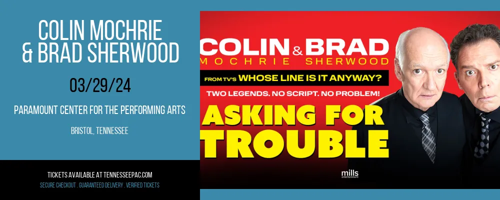 Colin Mochrie & Brad Sherwood at Paramount Center For The Performing Arts