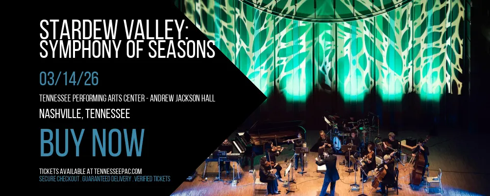 Stardew Valley at Tennessee Performing Arts Center - Andrew Jackson Hall