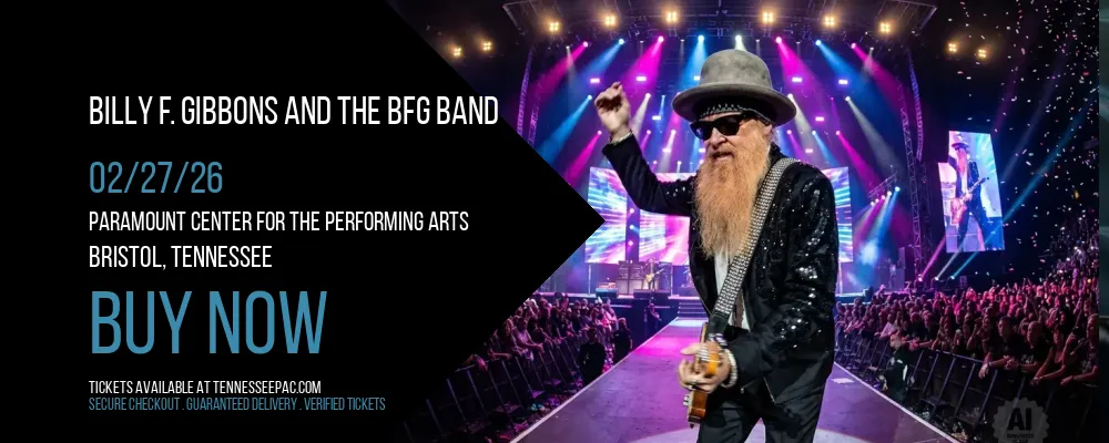 Billy F. Gibbons and The BFG Band at Paramount Center For The Performing Arts